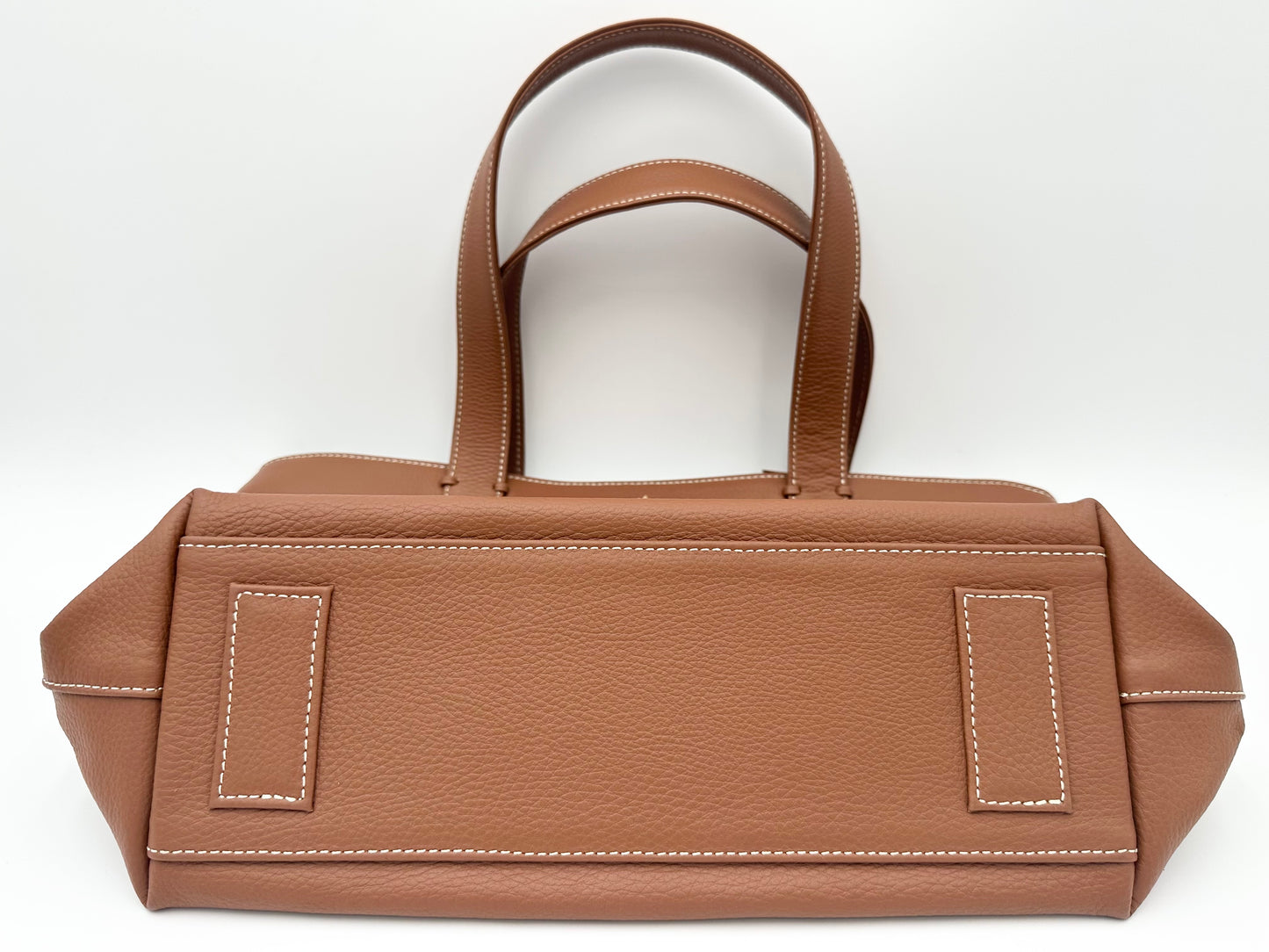 Large Carolyn Tote - Cognac