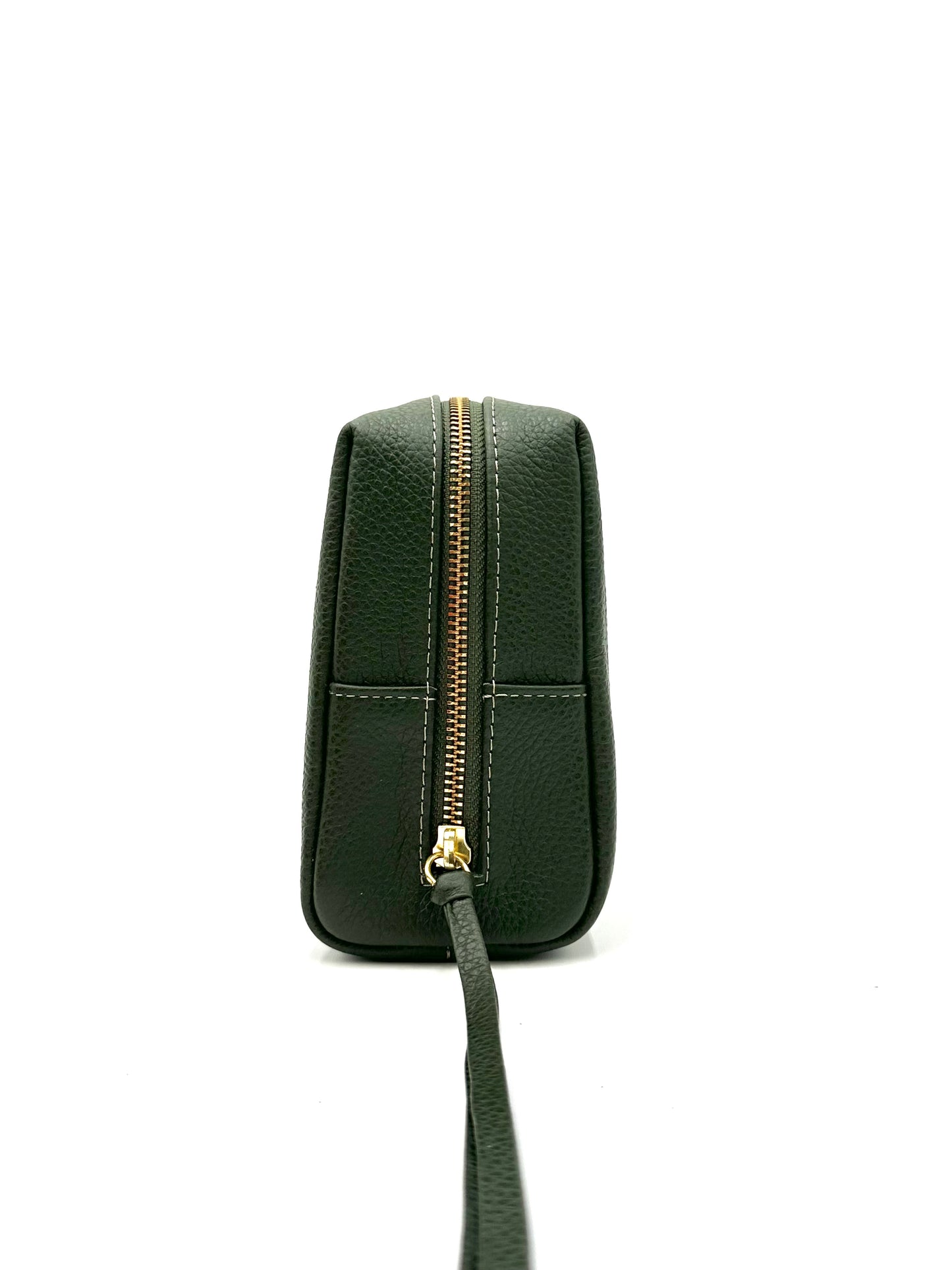 Large Accessories Bag in Holly Green with a Lichen Interior