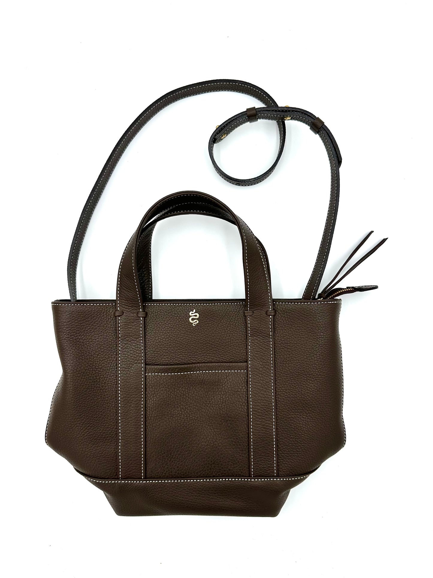 Small Carolyn Tote in Espresso