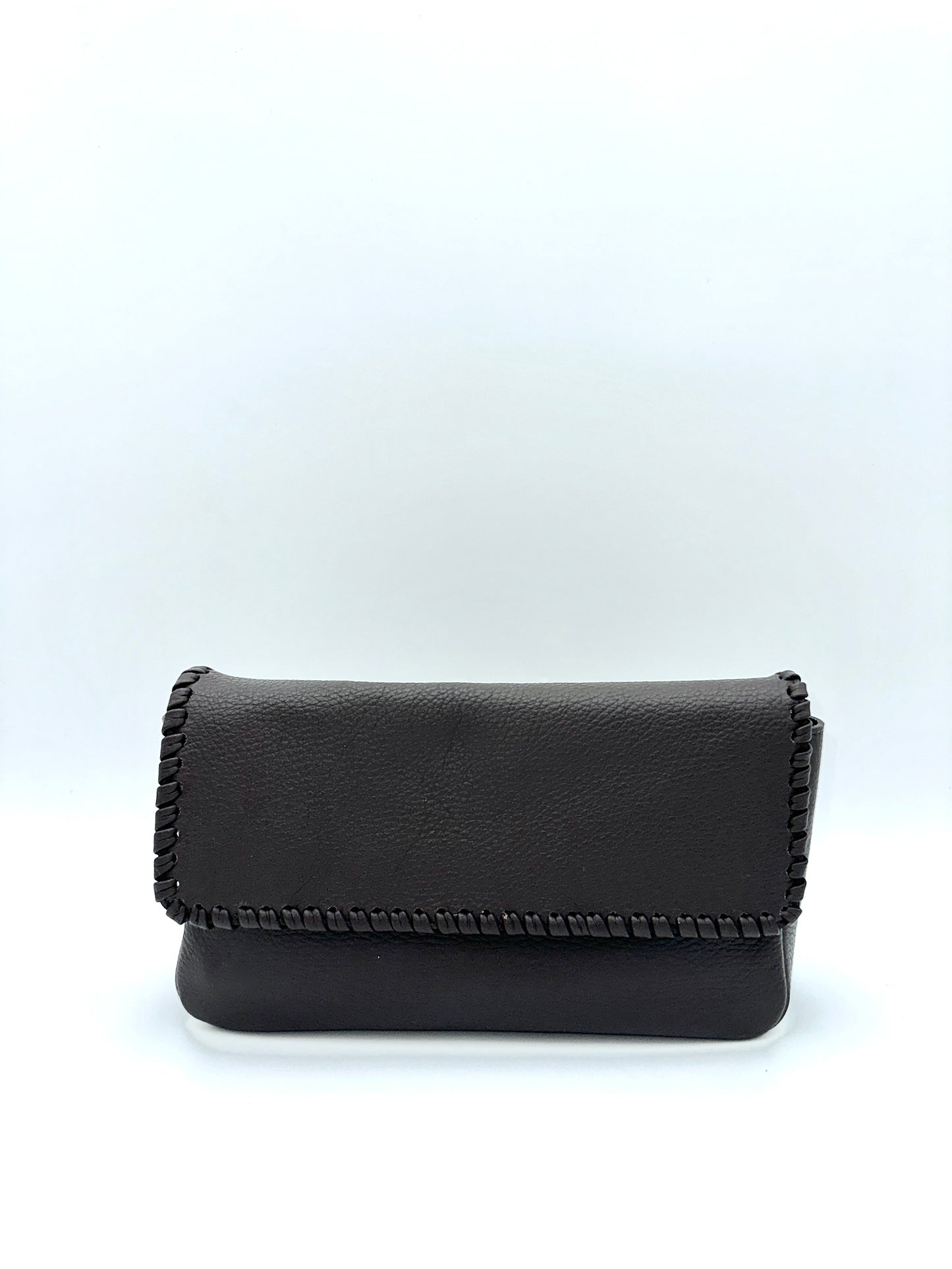 Emmanuelle Flap Bag - Espresso with Espresso Lacing