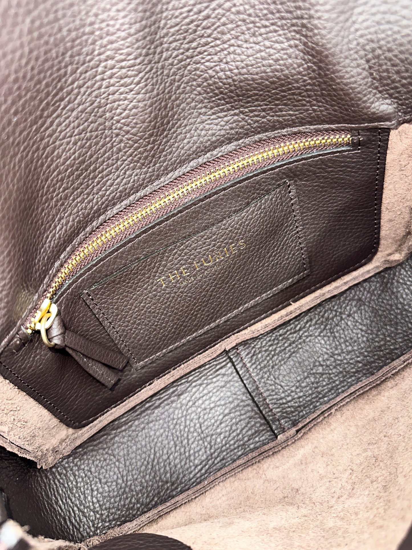 Emmanuelle Flap Bag - Espresso with Espresso Lacing