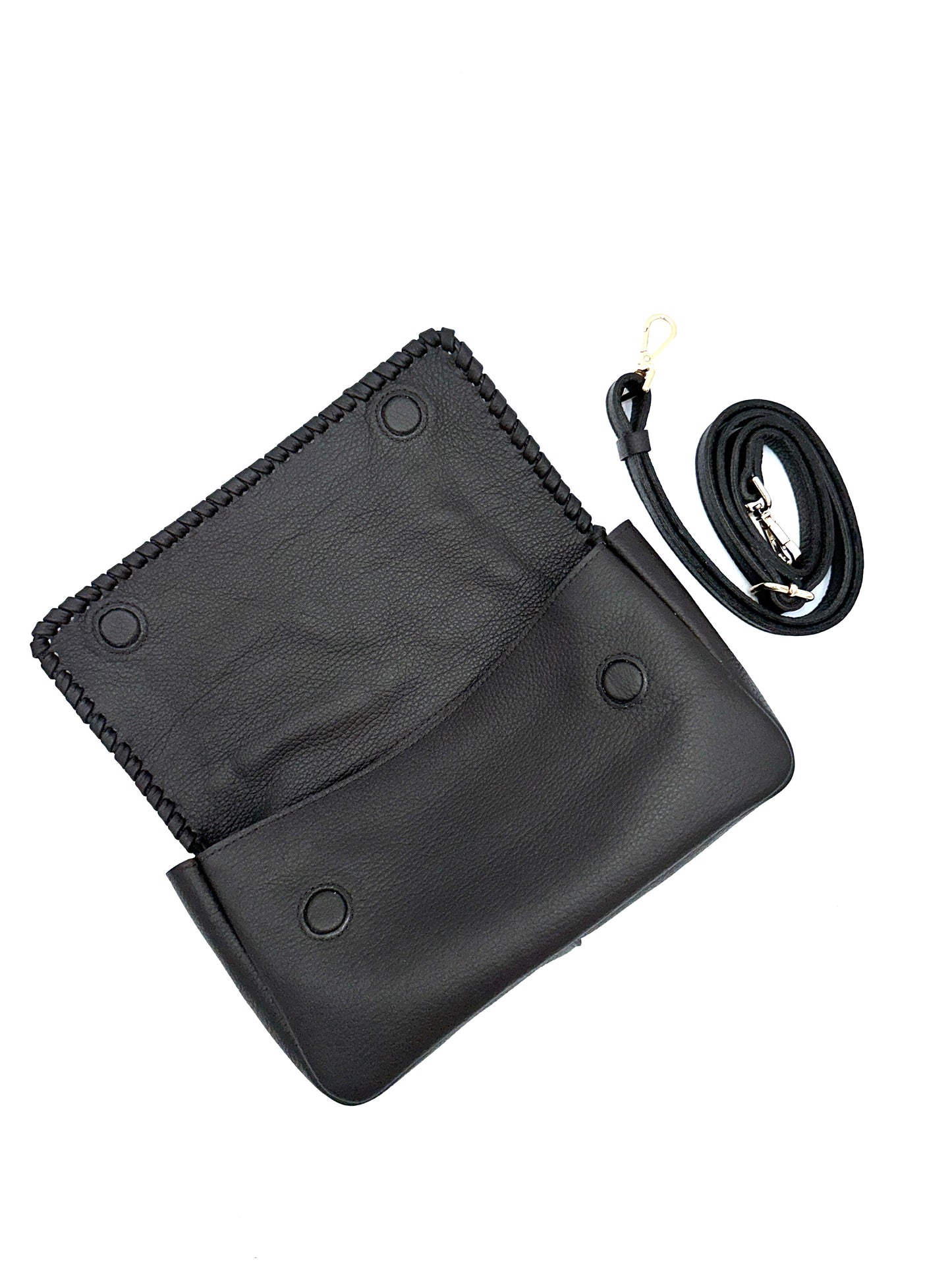 Emmanuelle Flap Bag - Espresso with Espresso Lacing