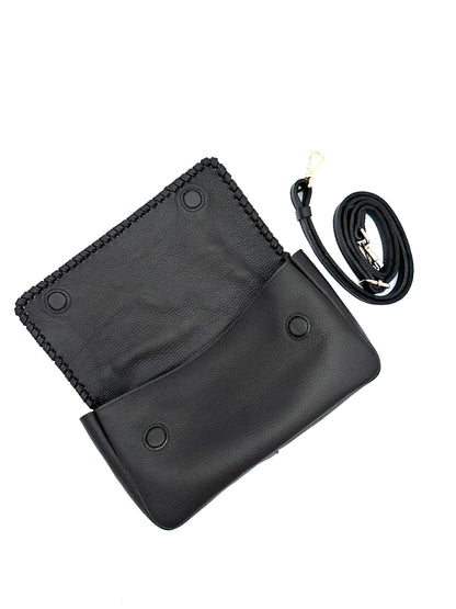Emmanuelle Flap Bag - Espresso with Espresso Lacing