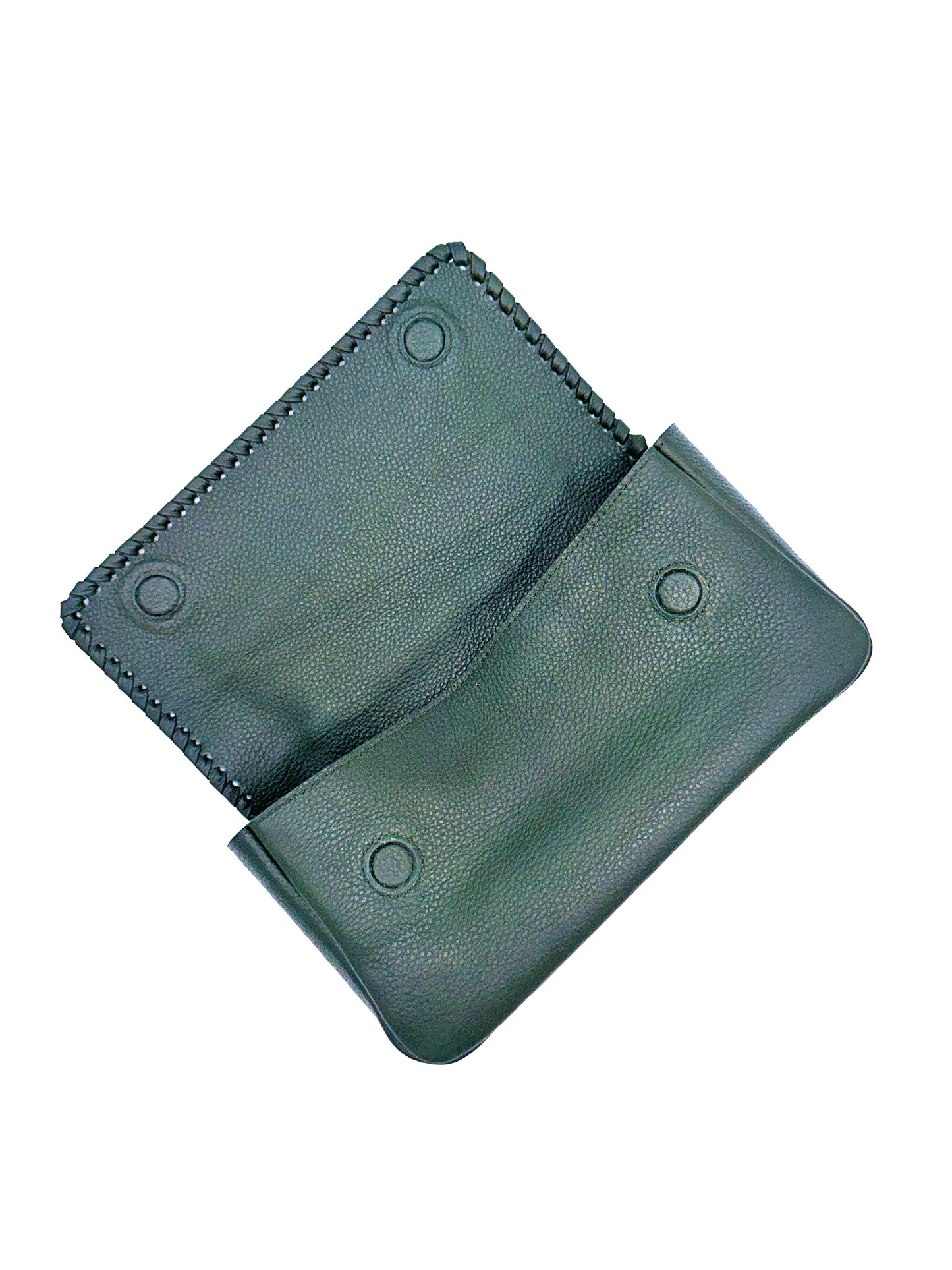 Emmanuelle Flap Bag - Holly Green with Holly Green Lacing