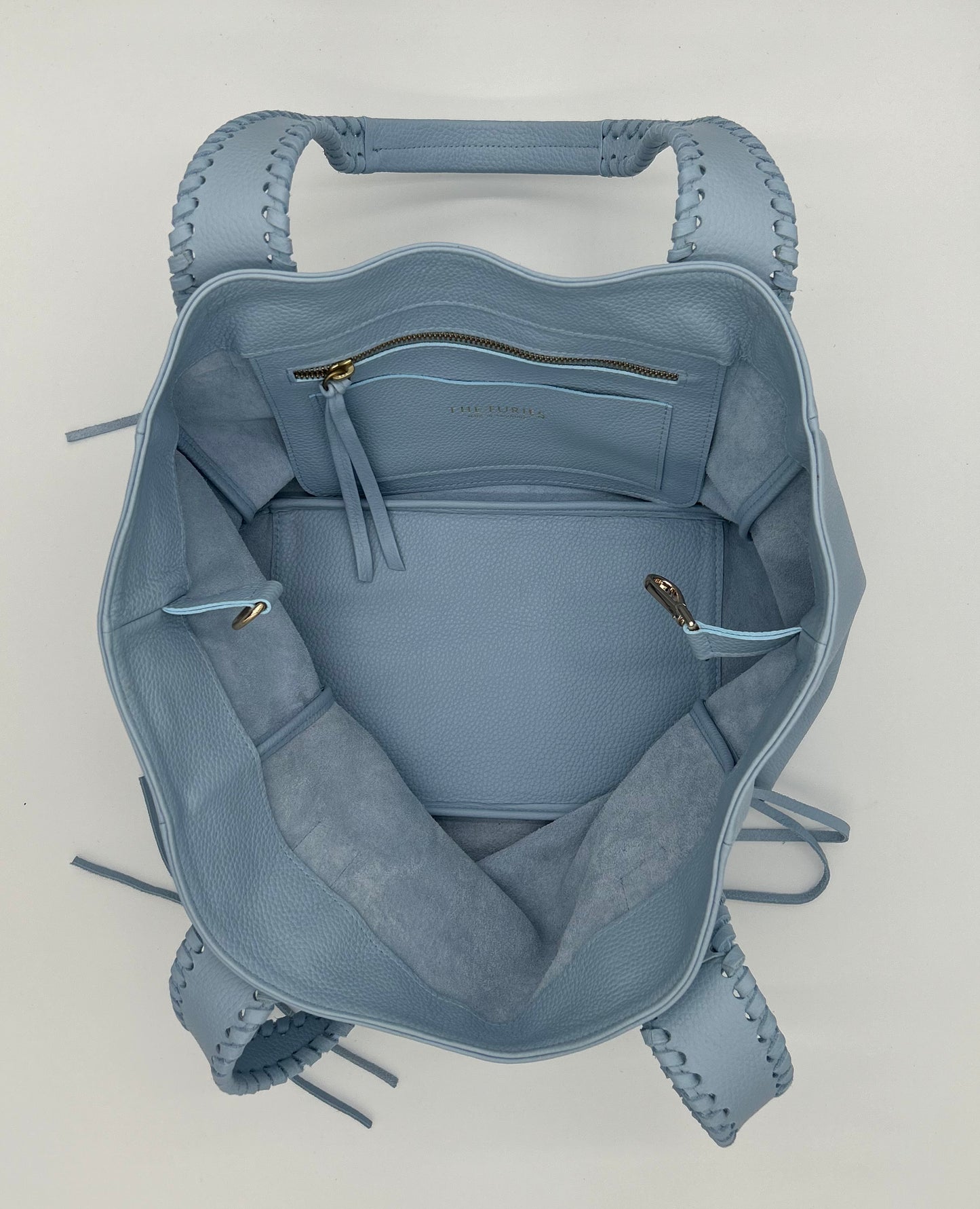 The Talitha Sky Blue with lacing in Snow