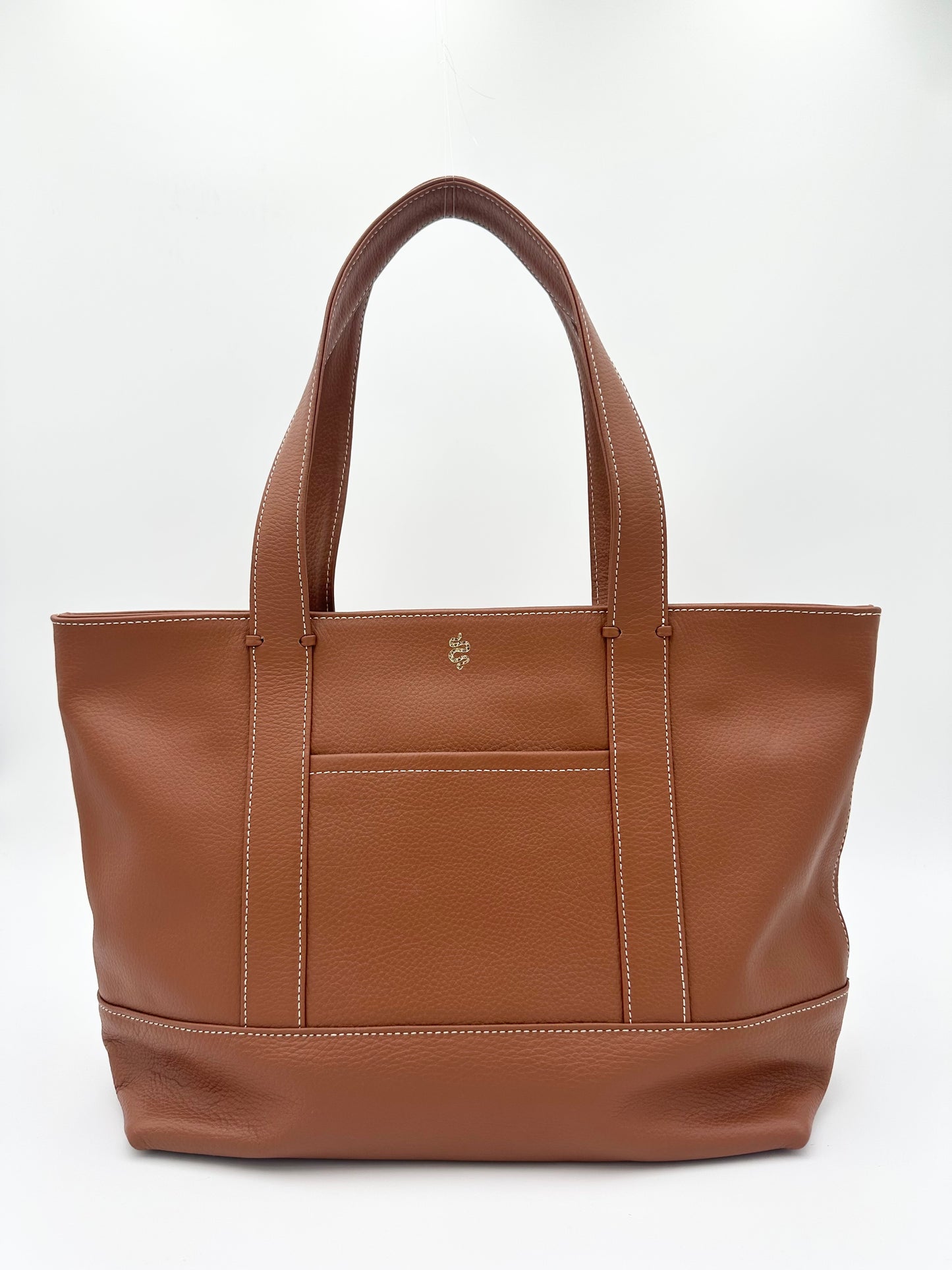 Large Carolyn Tote - Cognac