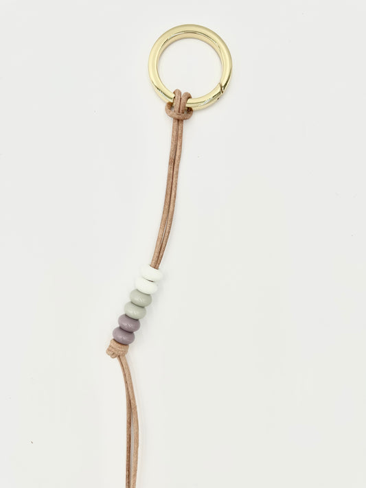 Bag Charm - Purple Haze 6-bead charm