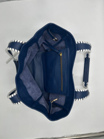 Talitha in Navy with White Lacing