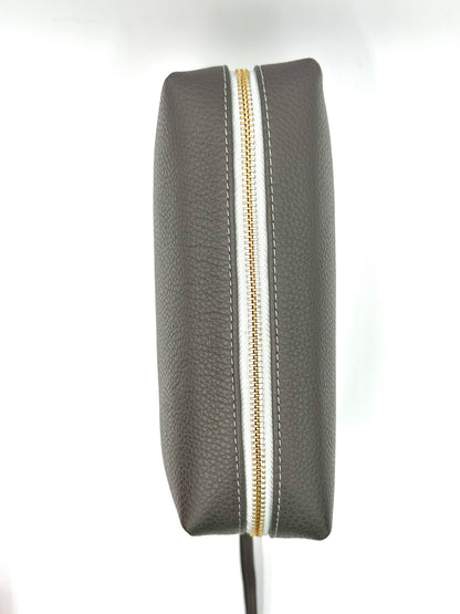 Large Accessories Bag in Anthracite with a Grey Clouds Interior