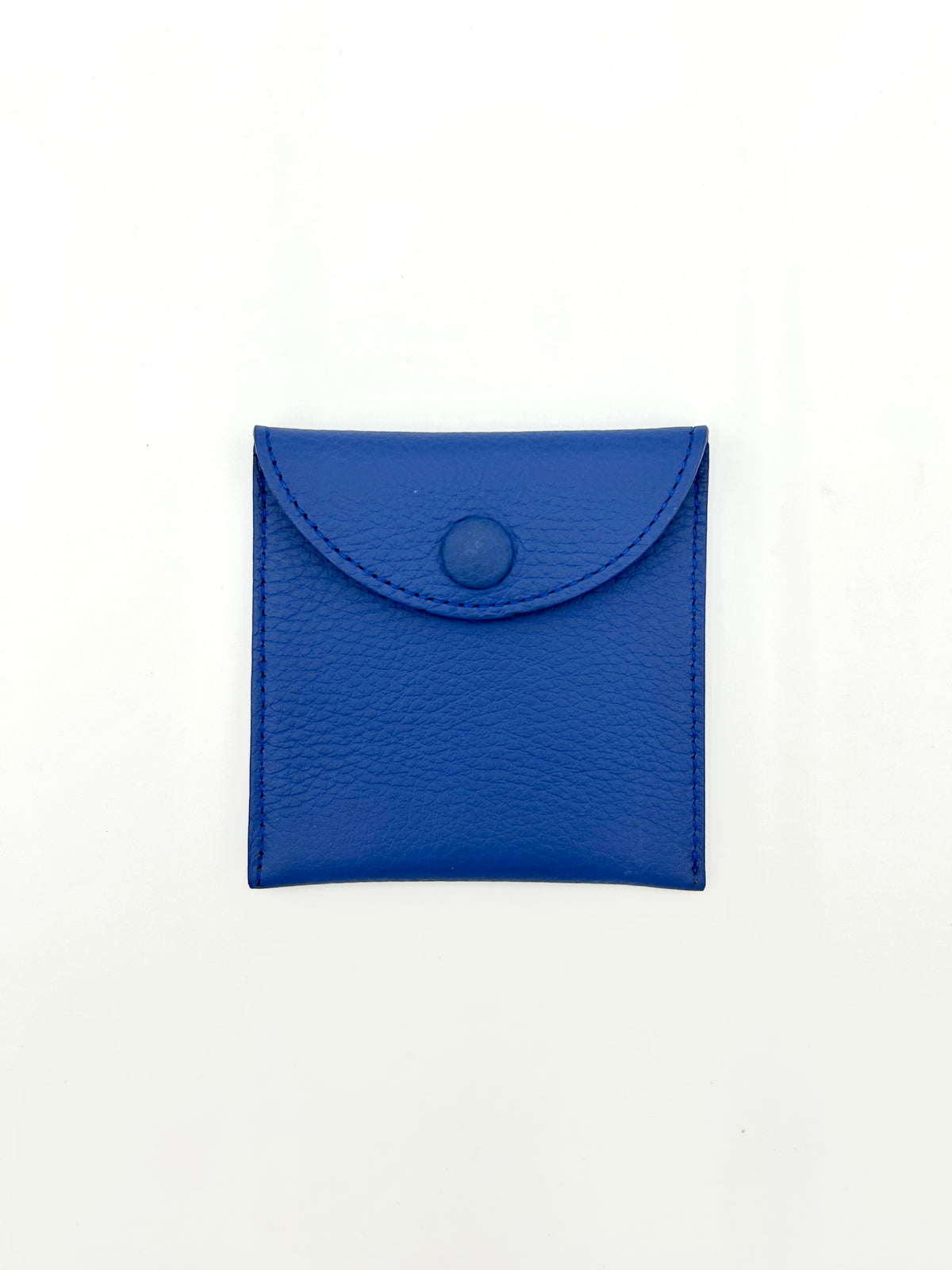 Small Leather Envelope in Sapphire with a Verdeen Interior