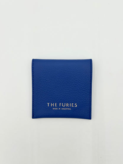 Small Leather Envelope in Sapphire with a Verdeen Interior