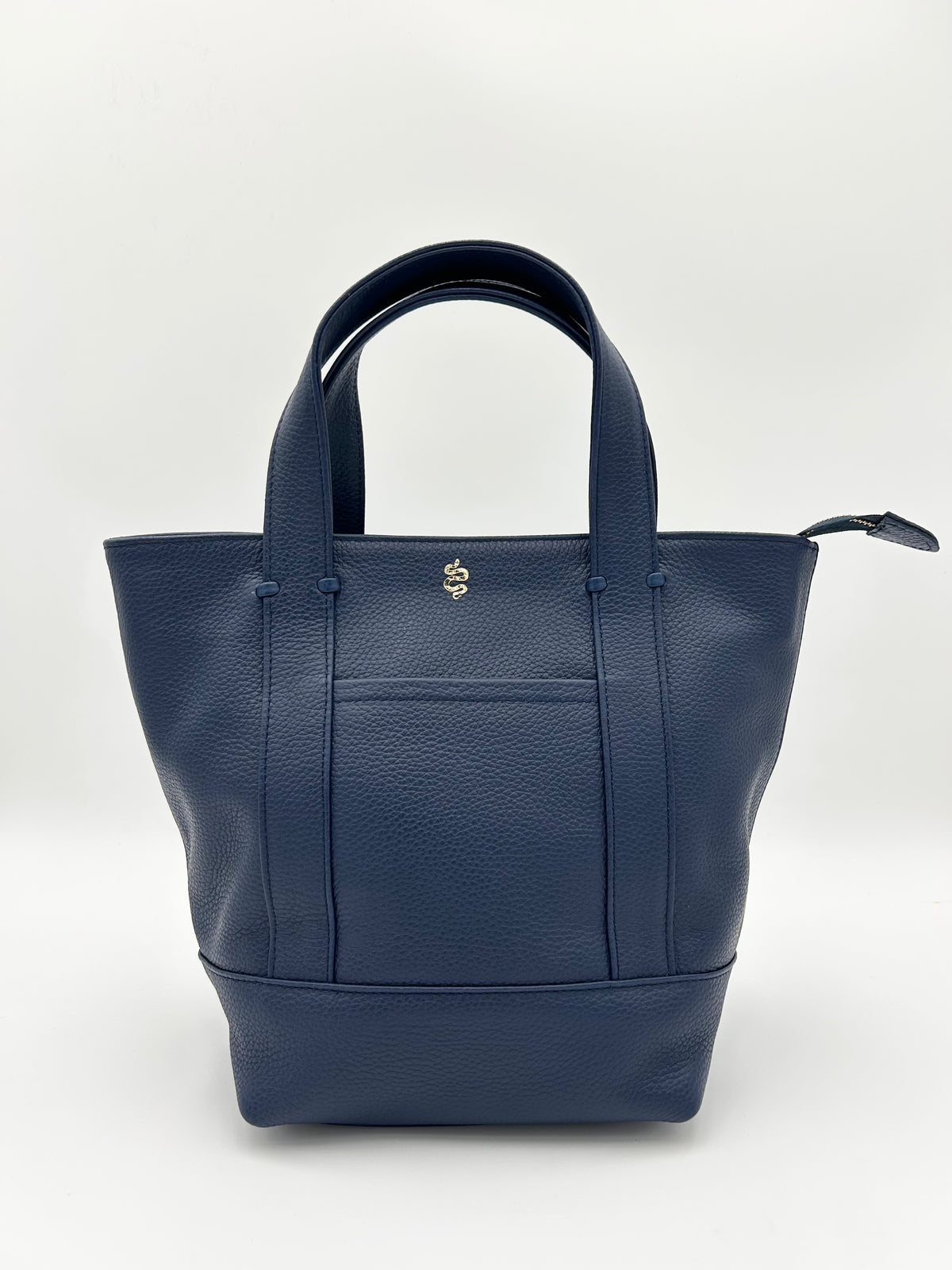 Small Carolyn Tote in Navy
