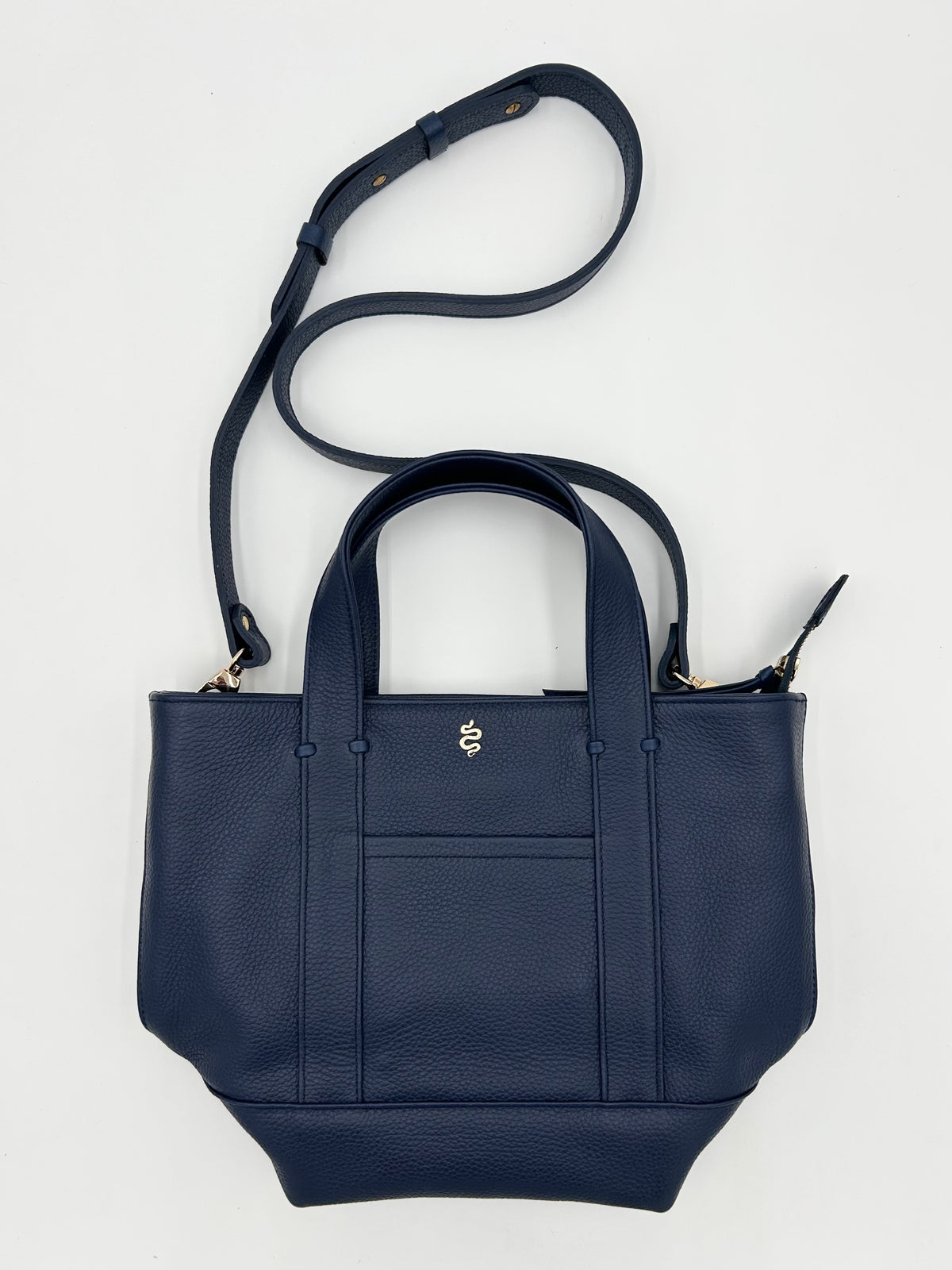 Small Carolyn Tote in Navy