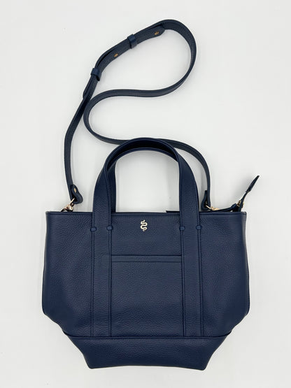 Small Carolyn Tote in Navy