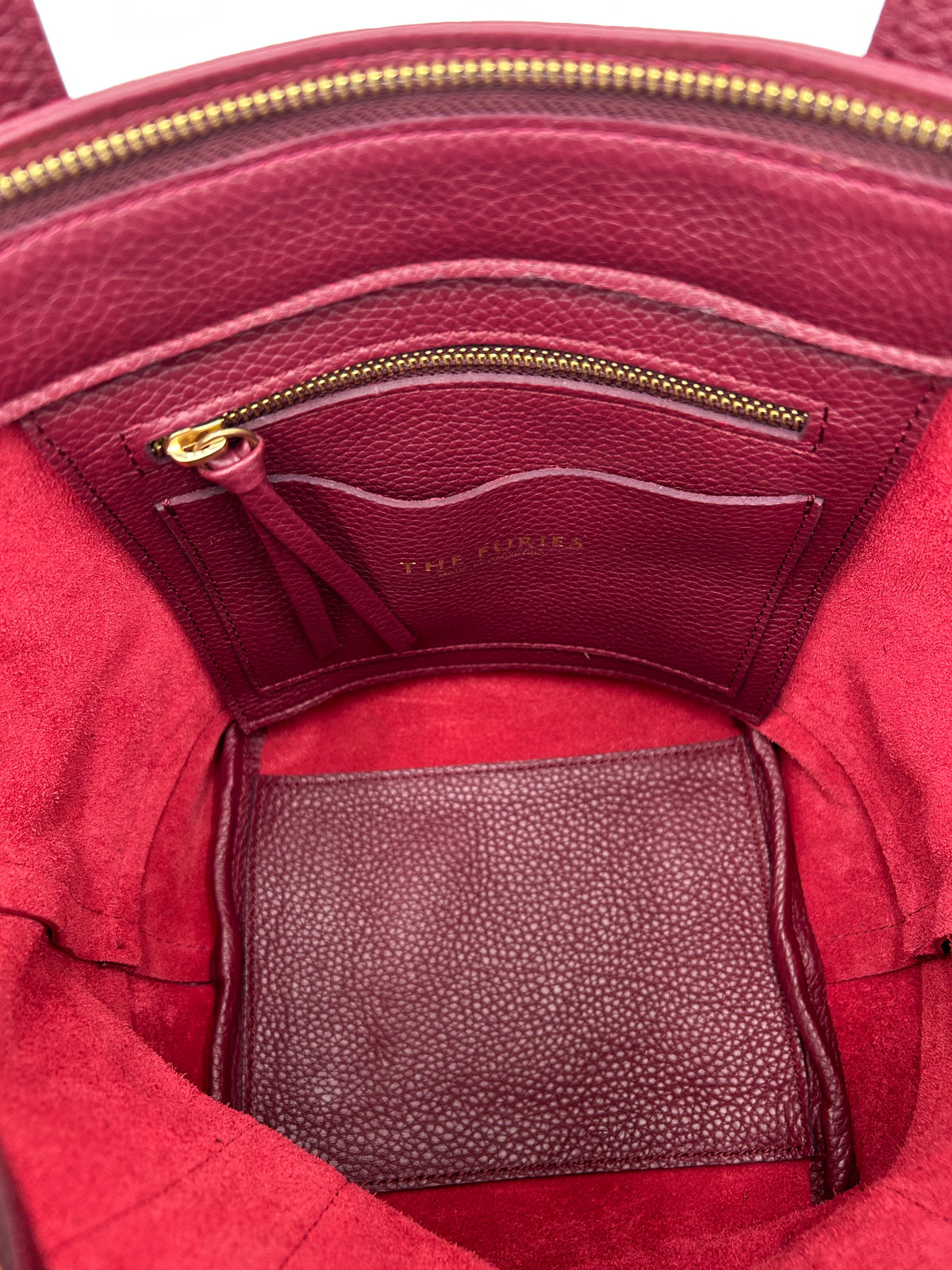 Small Carolyn Tote in Claret