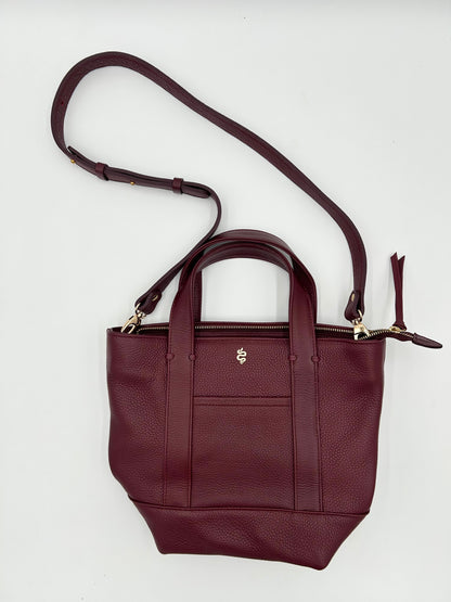 Small Carolyn Tote in Claret