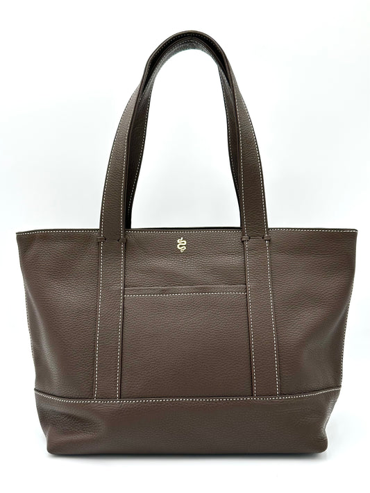 Large Carolyn Tote in Espresso