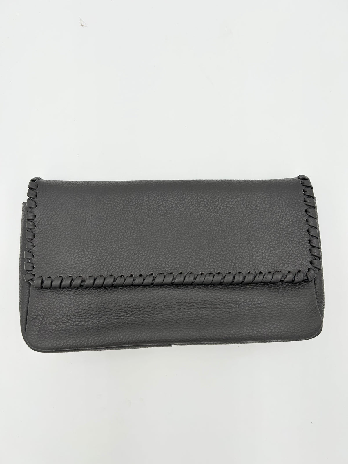 Emmanuelle Flap Bag - Anthracite with Anthracite Lacing
