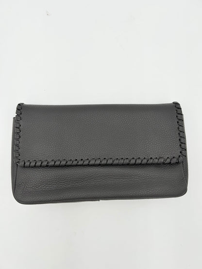 Emmanuelle Flap Bag - Anthracite with Anthracite Lacing