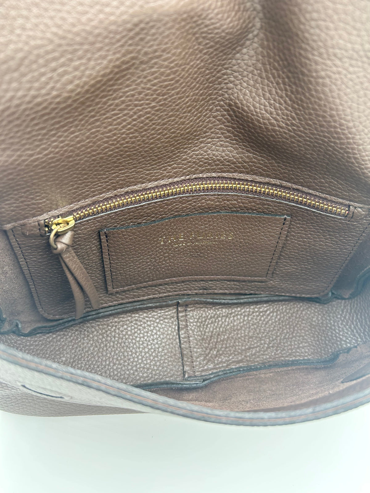 Emmanuelle Flap Bag - Chocolate with Chocolate Lacing