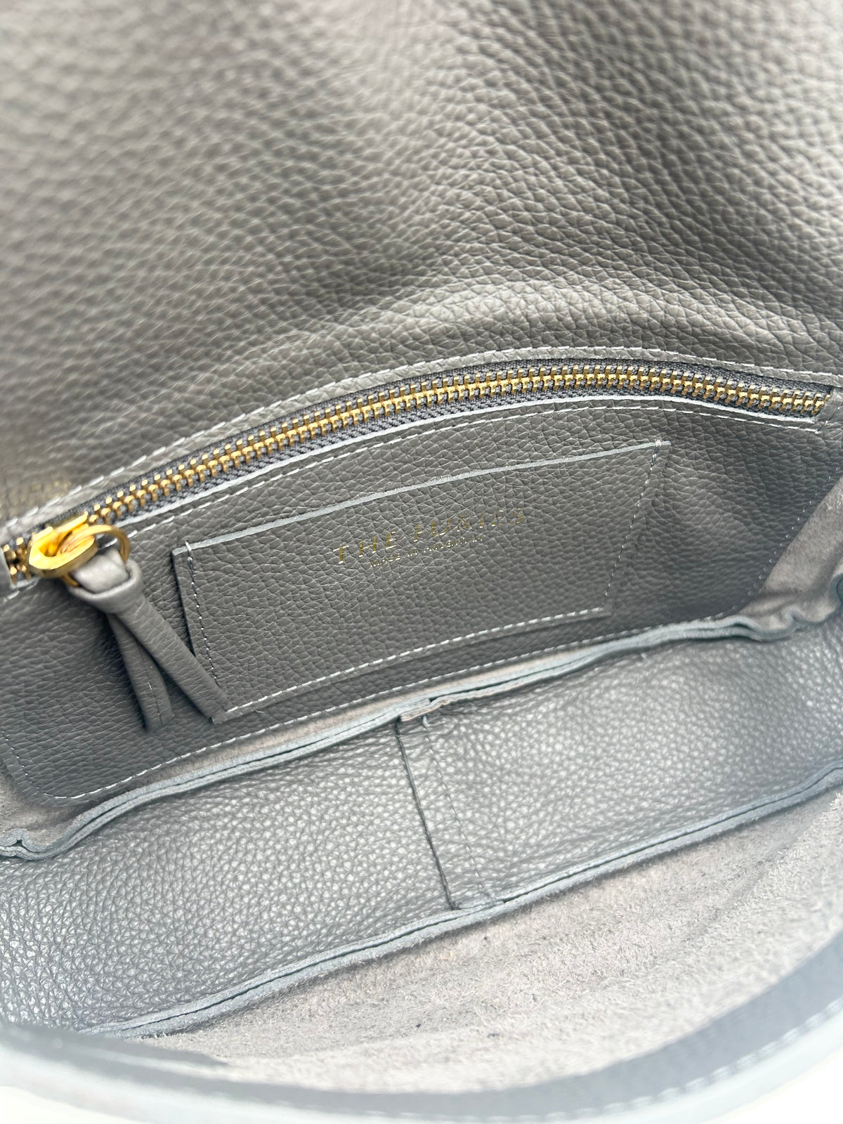 Emmanuelle Flap Bag - Anthracite with Anthracite Lacing