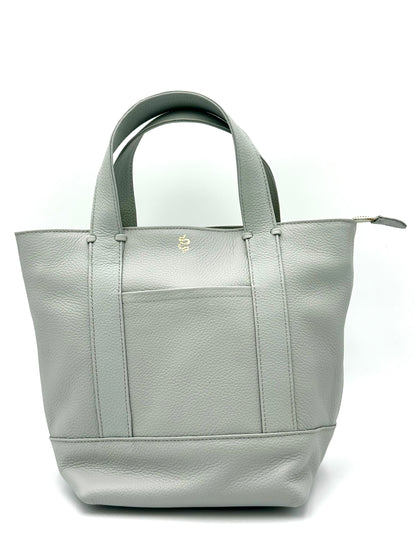 Small Carolyn Tote in Grey Clouds