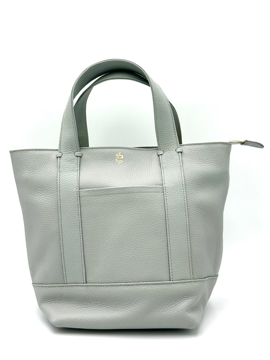Small Carolyn Tote in Grey Clouds