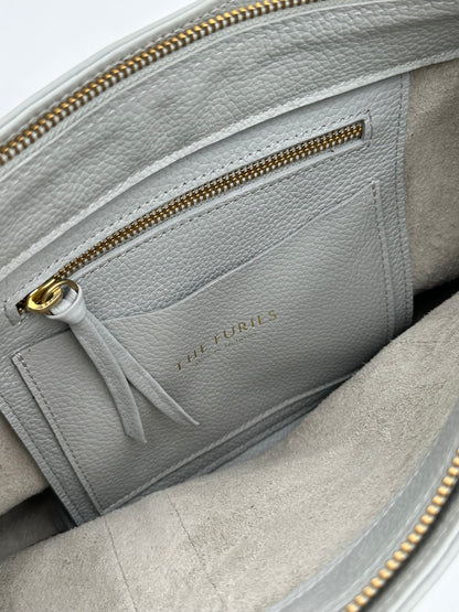 Small Carolyn Tote in Grey Clouds