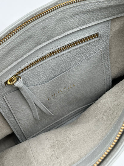 Large Carolyn Tote in Grey Clouds