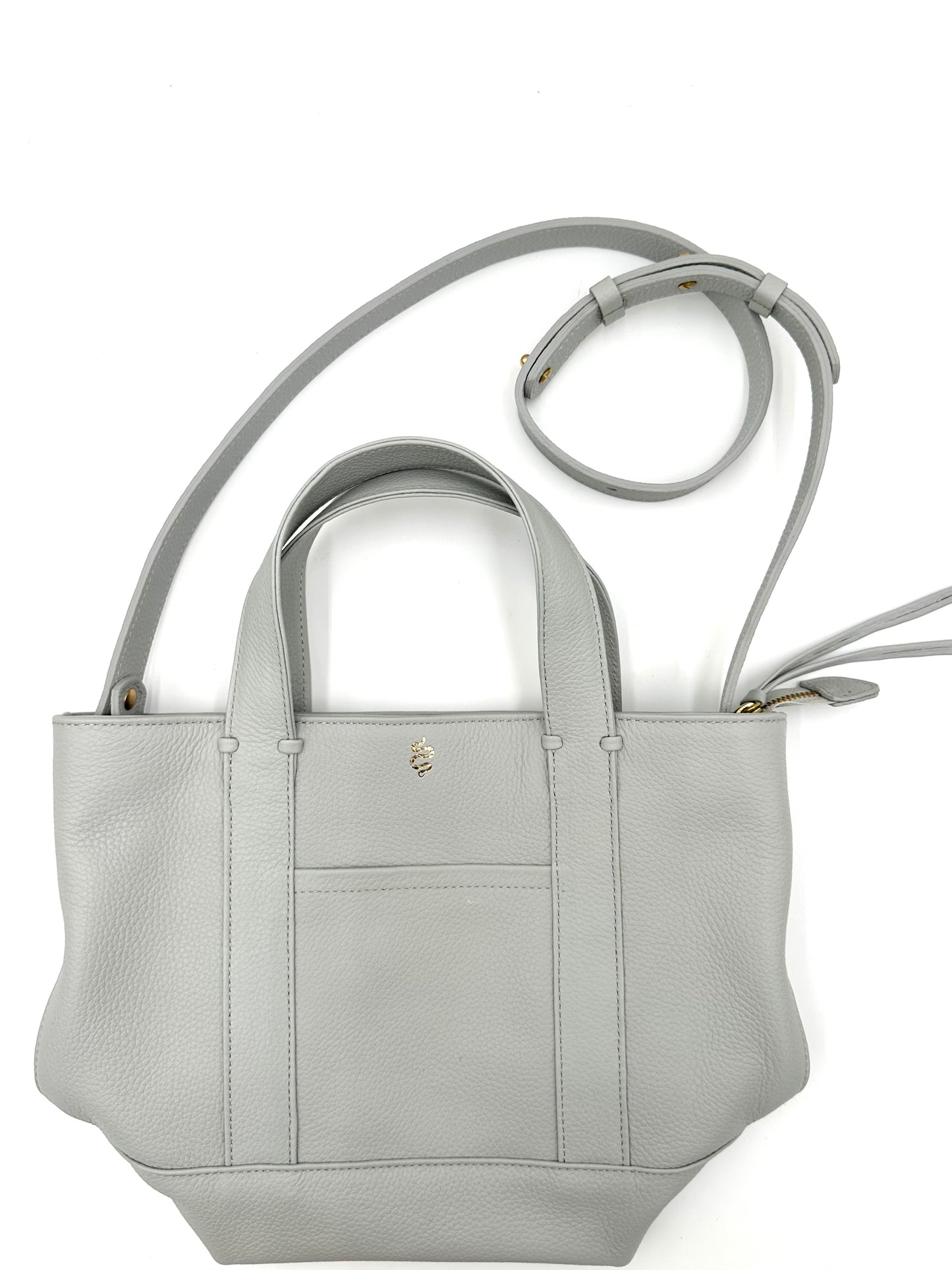 Small Carolyn Tote in Grey Clouds