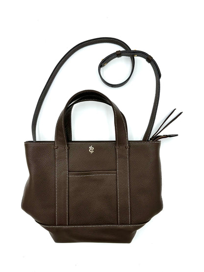 Small Carolyn Tote in Espresso