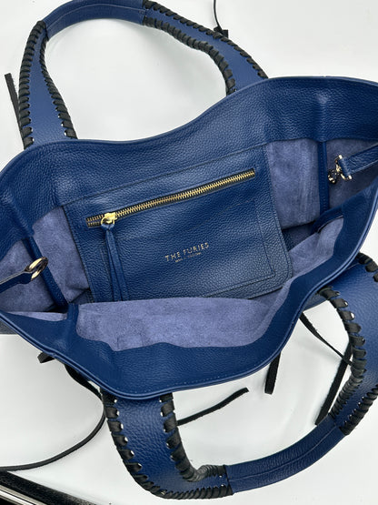 Talitha in Navy with Black Lacing