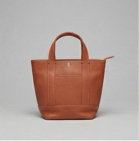 Small Carolyn Tote in Winter Orange